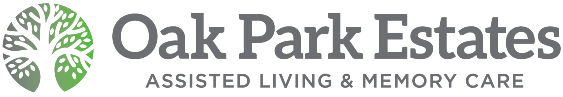 Oak Park Estates Assisted Living and Memory Care Family Owned and Operated header logo